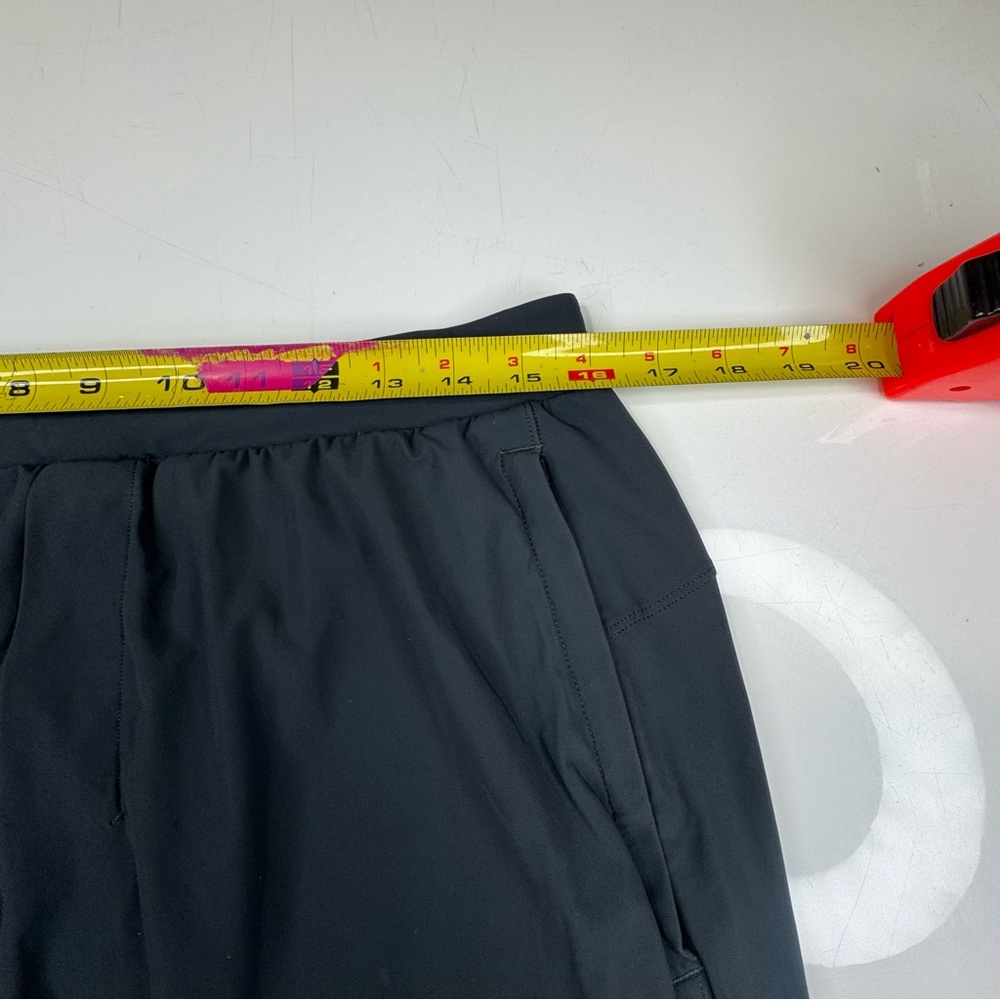 lululemon Surge Jogger Men Large Black Stretch Drawstring Zip Cuff Gym Training - Picture 10 of 16